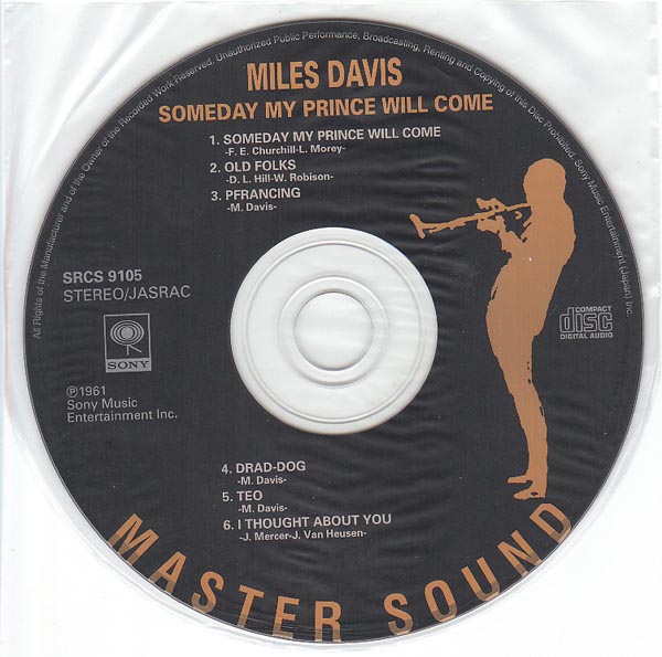 CD, Davis, Miles - Someday My Prince Will Come